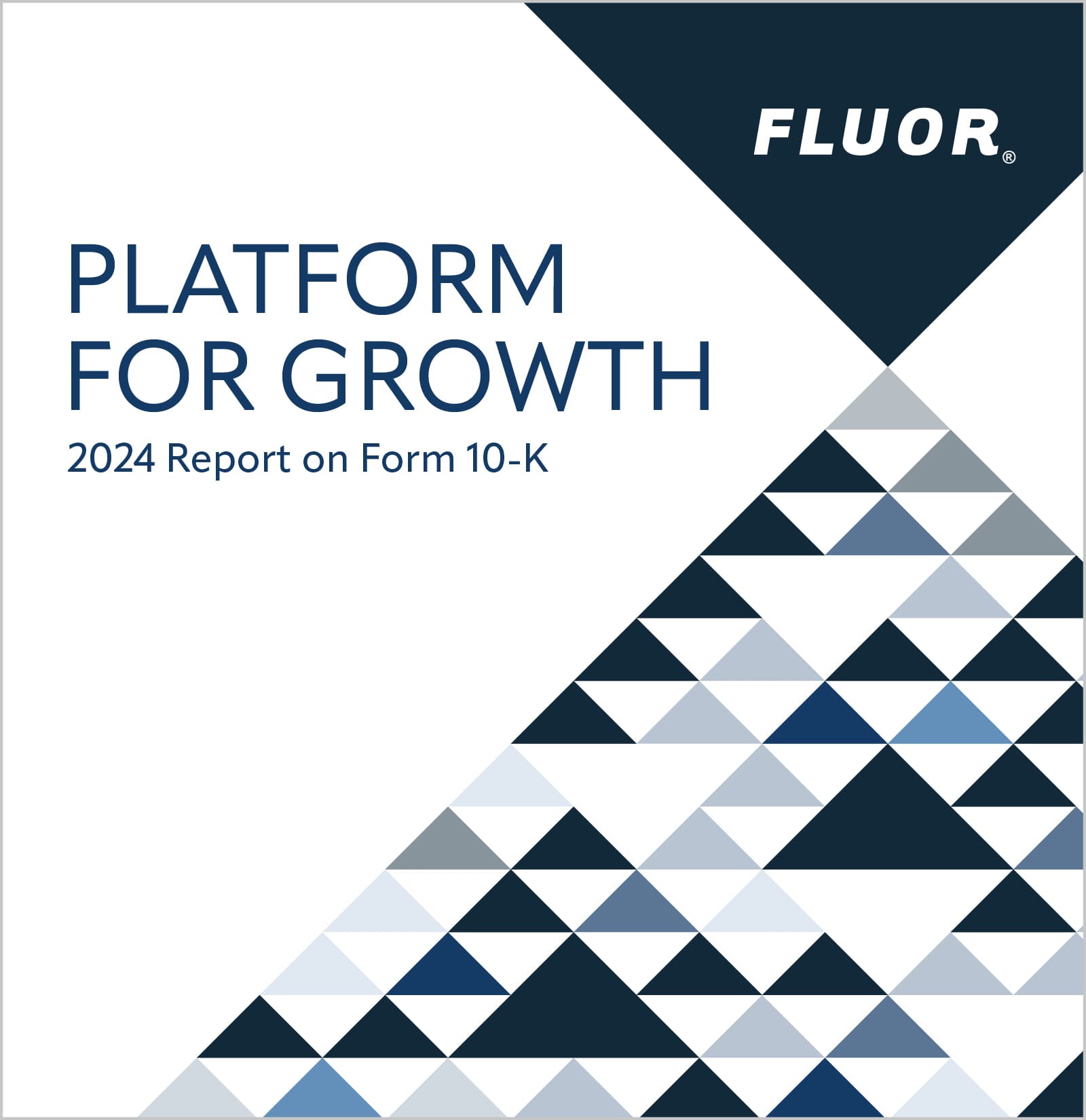 Platform for Growth: 2024 Report on Form 10-K