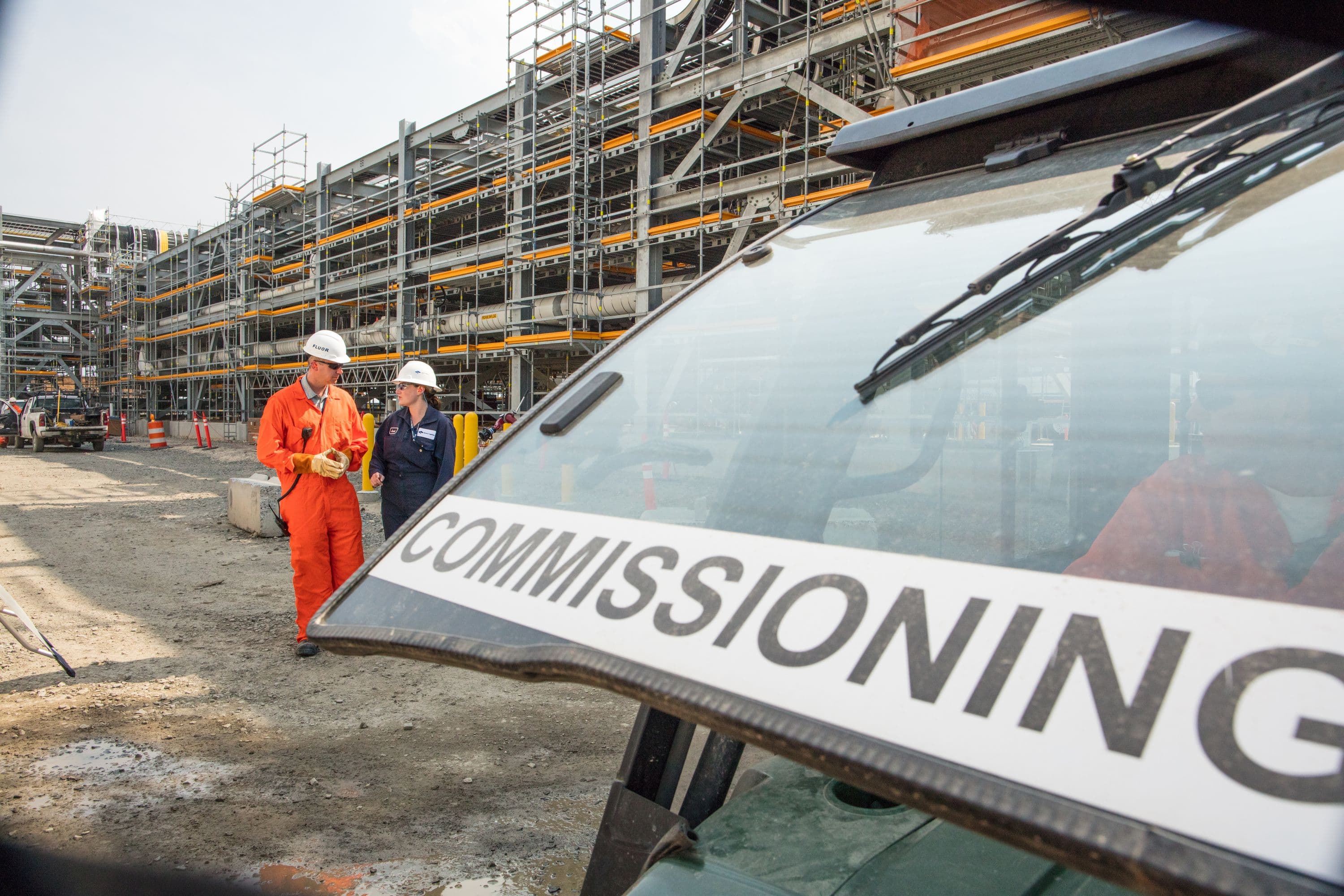 Pipe rack commissioning