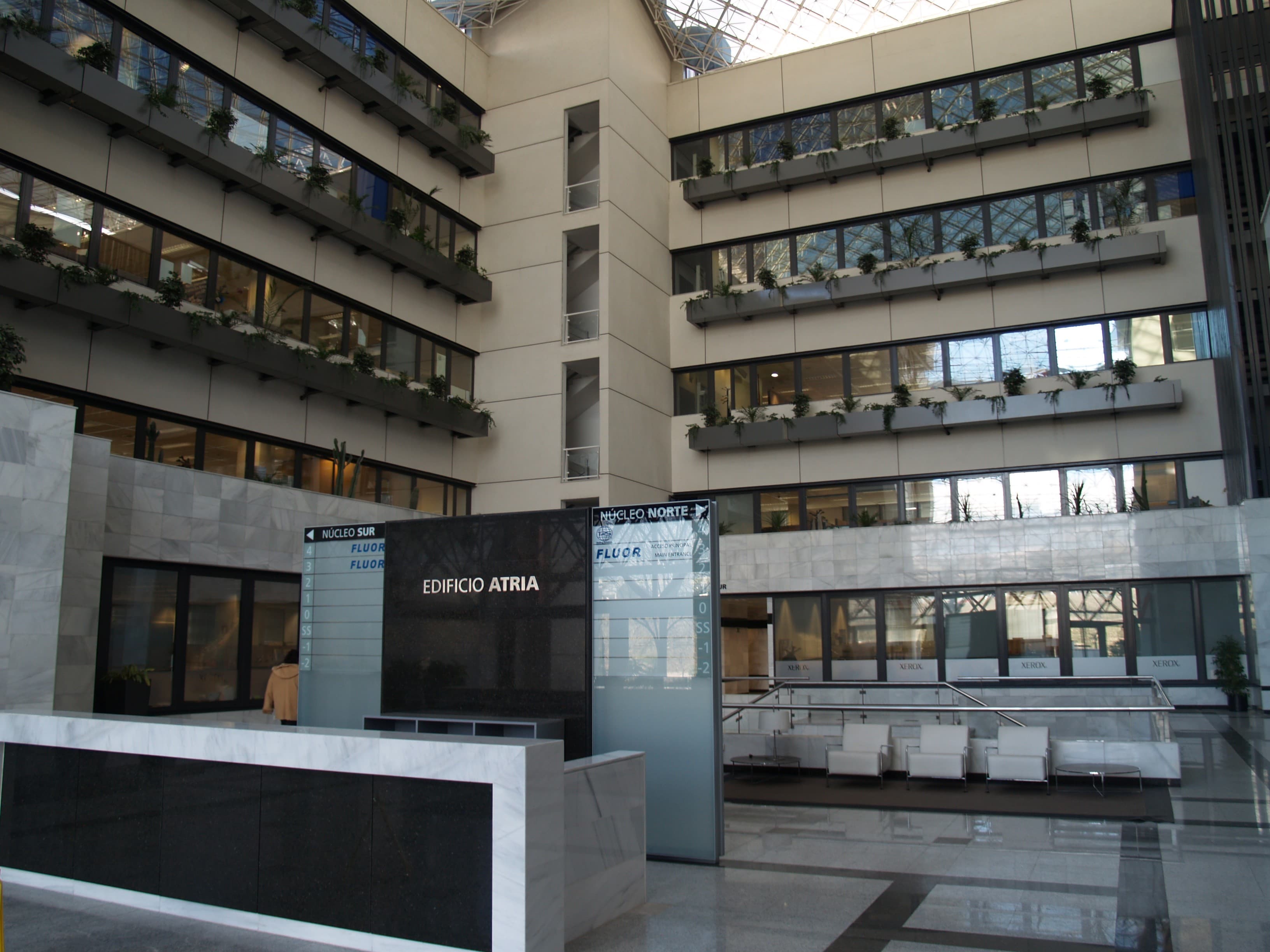 Interior of Fluor's Madrid office