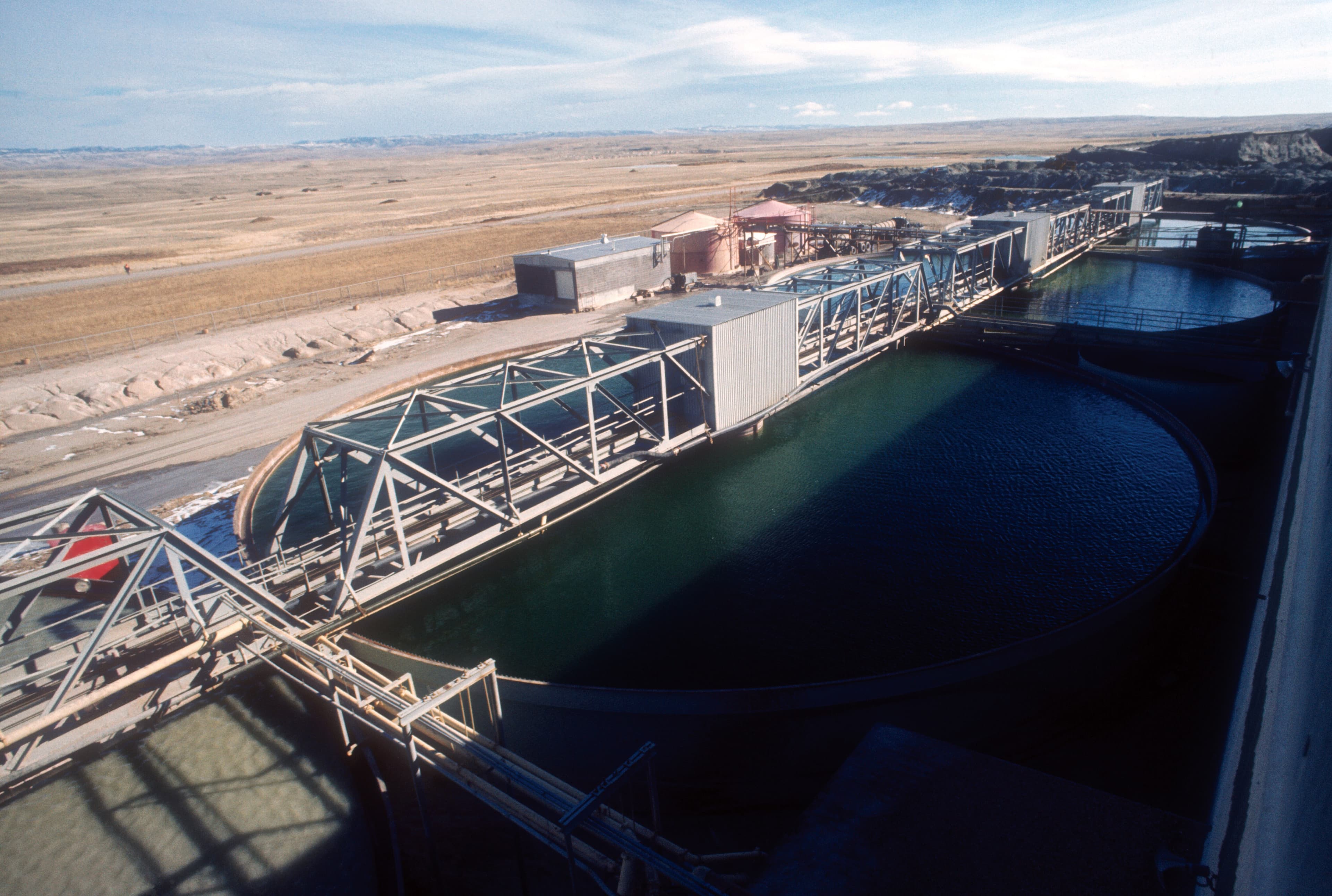 Exterior view from uranium mill site