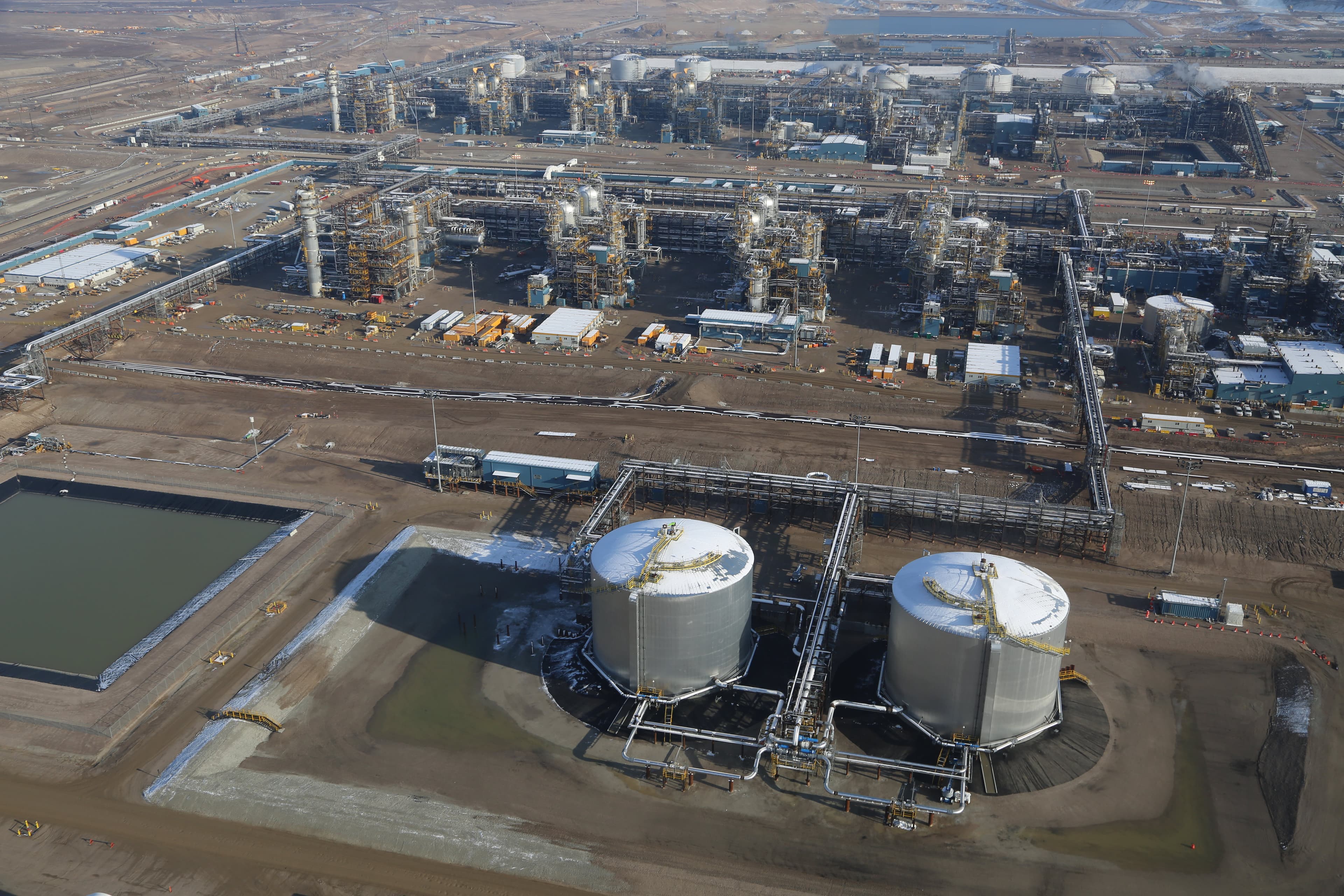 Kearl Oil facility aerial photo
