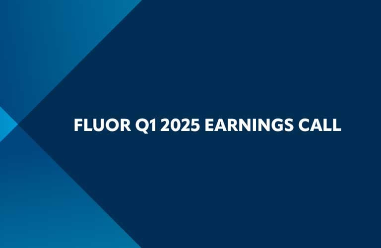 Fluor Q1 2025 Earnings Call