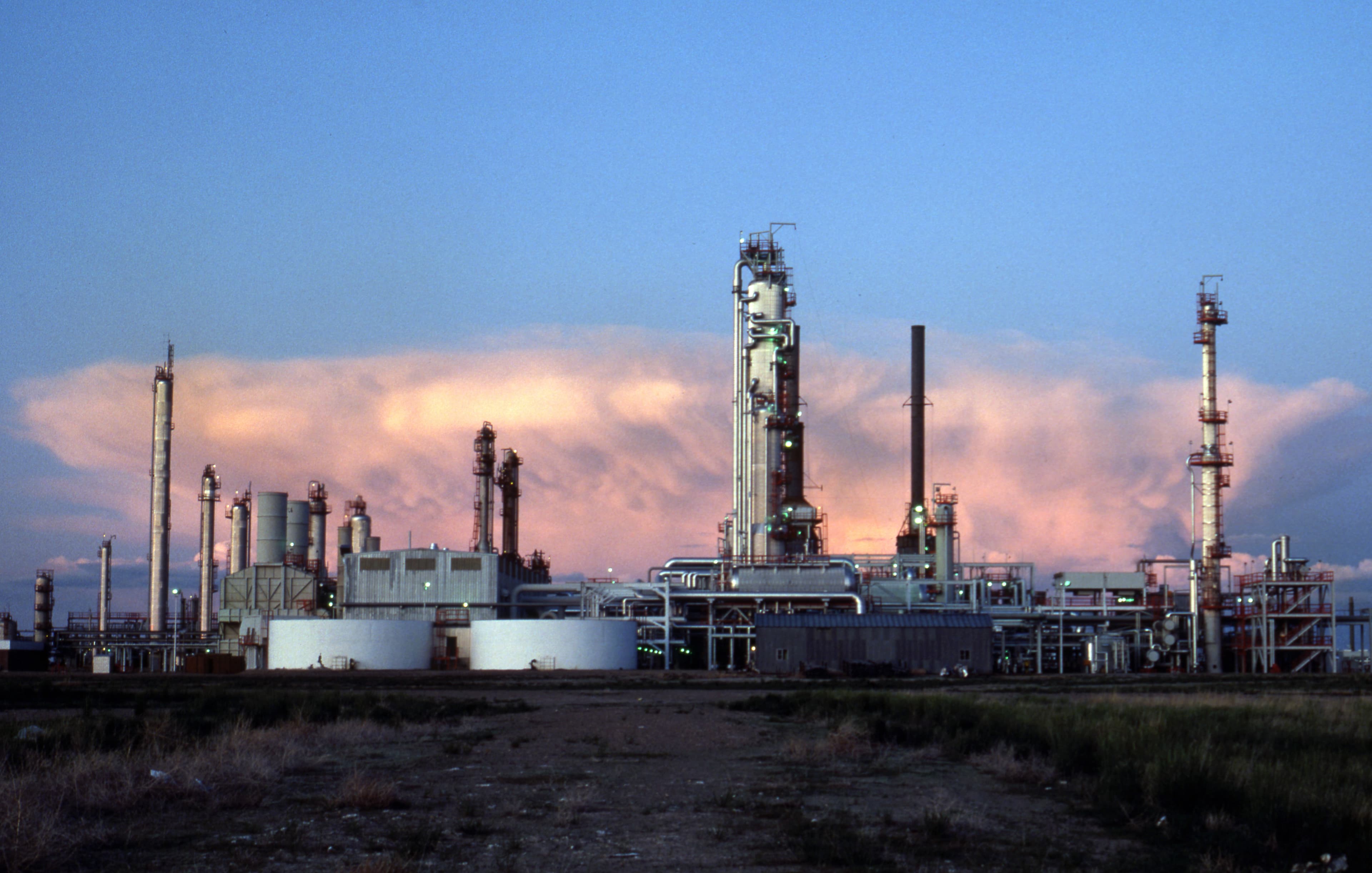 Photo of turboexpander facility