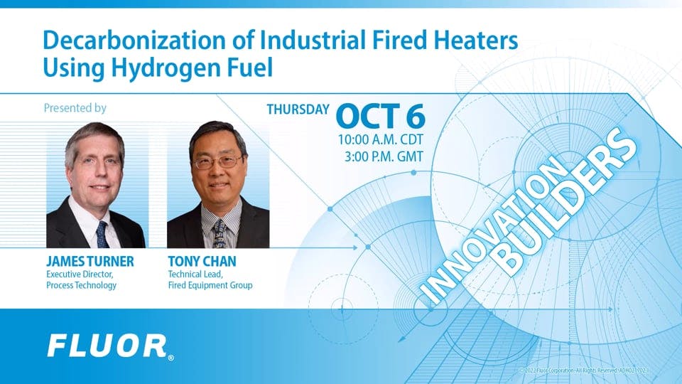 Decarbonization of Industrial Fired Heaters by Using Hydrogen Fuel
